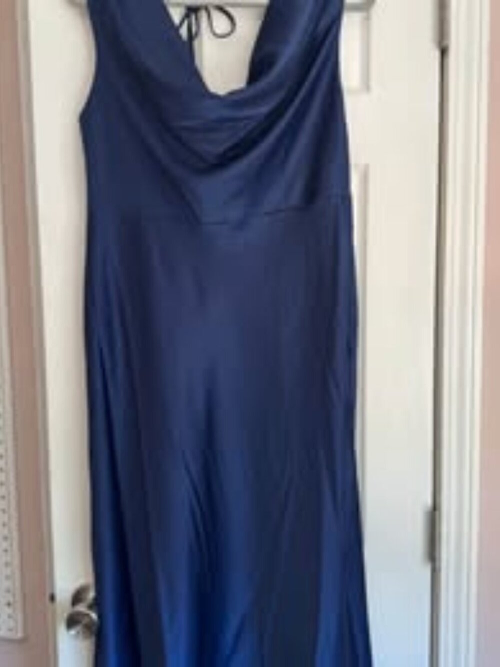 NWT Joie Satin Cowl Neck Dress